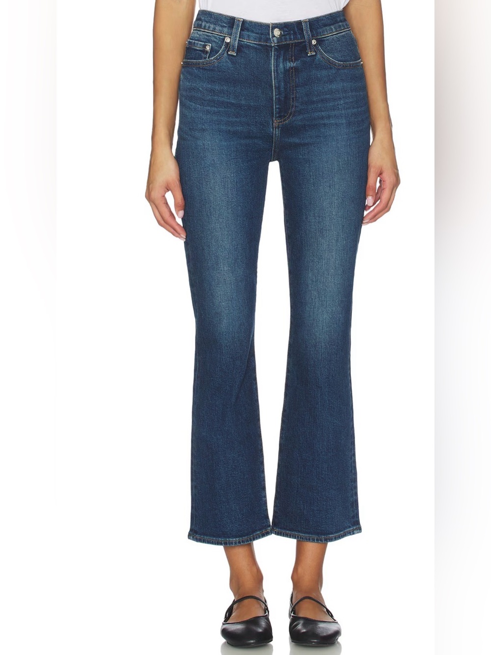 Pistola Lennon High Rise Crop Boot Cut Jeans Size 28
